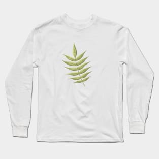 Autumn leaf green Long Sleeve T-Shirt